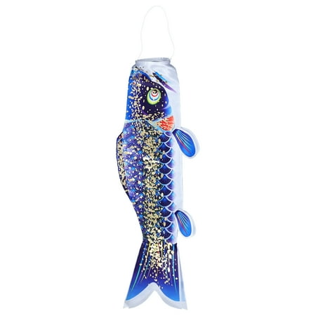 

HEMOTON Decorative Japanese Style Carp Pendant Chic Novel Fish Flag Carp Streamer