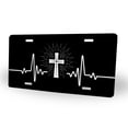 thumbnail image 2 of Yehwow Religious Faith God Jesus Metal Car Plate Aluminum License Plate, 2 of 6