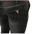 thumbnail image 3 of Ma Croix Mens Designer Jeans Stretch Denim Skinny Slim Fit Pants, 3 of 3