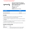 thumbnail image 2 of Reservoir To Pump Power Steering Reservoir Line Hose - Compatible with 2003 - 2006 Volvo XC90 2004 2005, 2 of 2