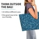 thumbnail image 2 of Disketp Blue Glitter Bolsa Tote Estampada para Mujer, Bolso de Hombro y de Mano para Compras y Viajes, 2 of 8