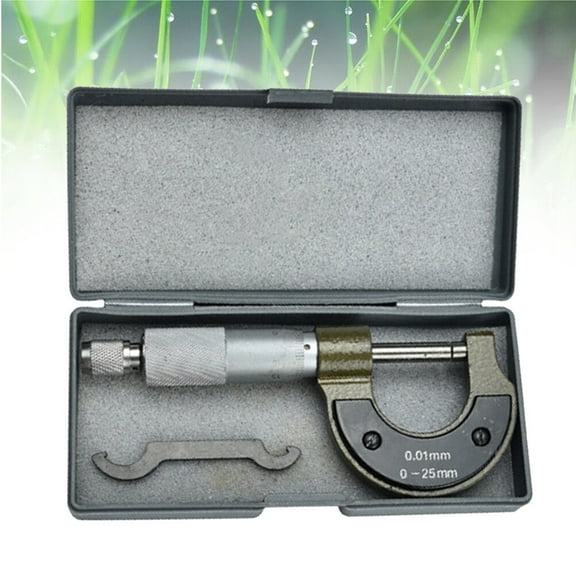NICEXMAS Professional Black Alloy Inner Diameter Micrometer with Locking Clamp and Rust Resistant Finish