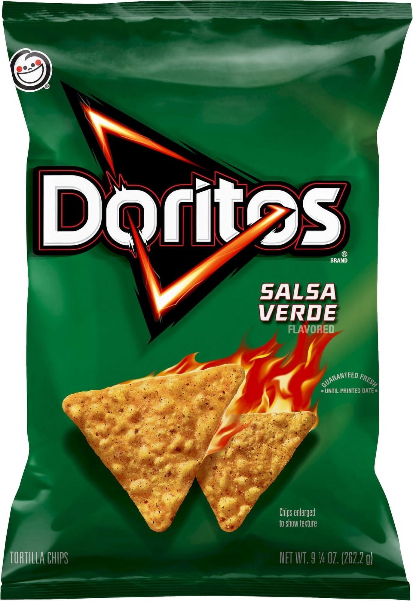Doritos Salsa Verde Flavored Tortilla Chips 9.25 oz - 5 Pack