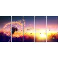 thumbnail image 2 of Designart - Dandelion at Sunset Freedom to Wish - Abstract Wall Art Canvas, 2 of 3