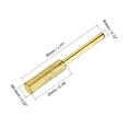 thumbnail image 2 of Uxcell 7/32 Inch Diamond Chainsaw Sharpener Titanium Plating Sharpening Stone Grinding File Tool, Golden 16 Pack, 2 of 5