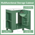 thumbnail image 5 of Christopher Knight Home 24" Bathroom Vanity with Sink, Wood Storage Cabinet with Side Open Storage, Green, 5 of 9