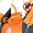 thumbnail image 4 of Bolso de hombro de de cuero , bolso de mano, bolso de mano, bolso de alamito para mujer, bolso de playa informal, impermeable, bolso de alamito de moda con agujeros, 4 of 6