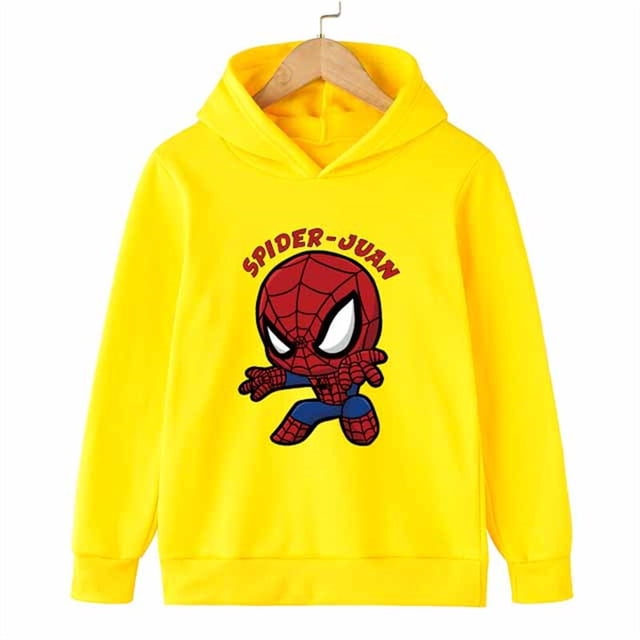 Marvel Avengers Spiderman dibujos animados niños sudaderas para Otoño Invierno algodón niños ropa niño manga larga Top100CM zhangmengya CONDUJO