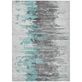 thumbnail image 2 of Addison Rugs Chantille Indoor/Outdoor Transitional Modern Teal Washable Rectangle Rug, 3' x 5', 2 of 5