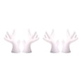 thumbnail image 3 of mmirethe 2pcs Easy To Install Antlers Sticker To Decorate Christmas Car Cute Waterproof white small 2Set, 3 of 6