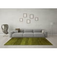 thumbnail image 3 of Ahgly Company Indoor Square Solid Green Modern Area Rugs, 5' Square, 3 of 4