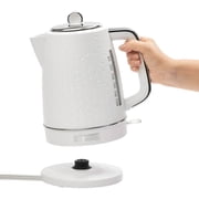 Haden Starbeck 1.7L Stainless Steel Electric Water Kettle, White & Chrome