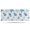 Blue Butterfly Pattern, variant on Blue Butterfly Pattern Bathroom Rugs Mat,Non Slip Microfiber Bathroom Rug,Rubber Backing,Soft Bathroom Mats for Bathroom Floor,Tub and Shower,17x27in(43x68cm)