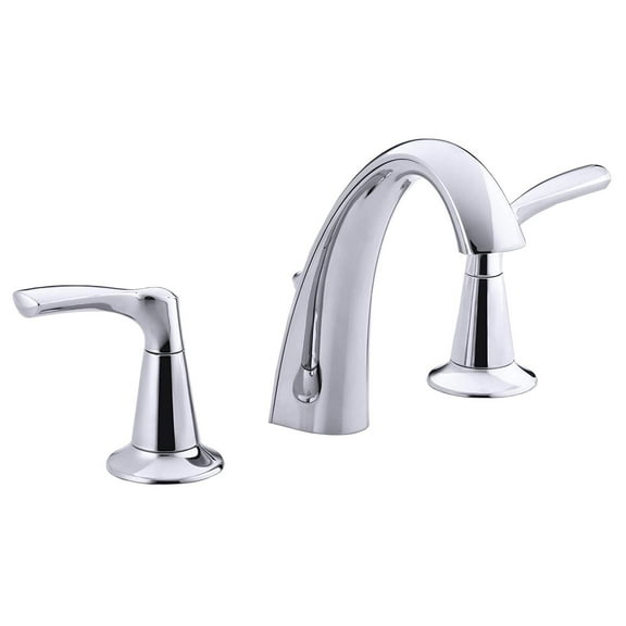 Kohler Mistos Bathroom Sink Faucet R37026-4D1-CP - Lever Handles, Polished Finish - 2 Handle