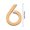 Gold, variant on Kugisaki 10CM Acrylic Silvery Number Plates For Modern And Stylish Decor on Clearance