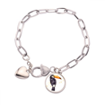 thumbnail image 1 of Pulsera de cadena de corazón Ramphastos Toco joyería encanto moda, 1 of 3