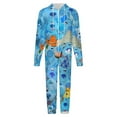 thumbnail image 4 of Blue'S Clues Women Men Pajamas Zipper Onesie Jumpsuit Hooded One Piece Sleepwear, 4 of 8