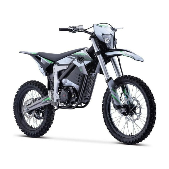 MotoTec Venom 72v 12000w Electric Dirt Bike White