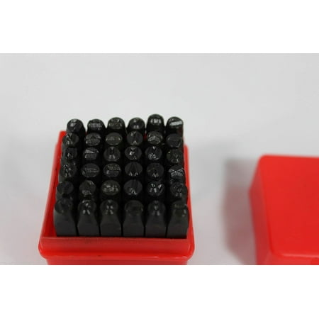 Generic Punch - Steel Metal Letter And Number Alphabet Id Stamping Punch Tool Set Kit, 36pcs 1/4 Number & Letter Punch By Generic