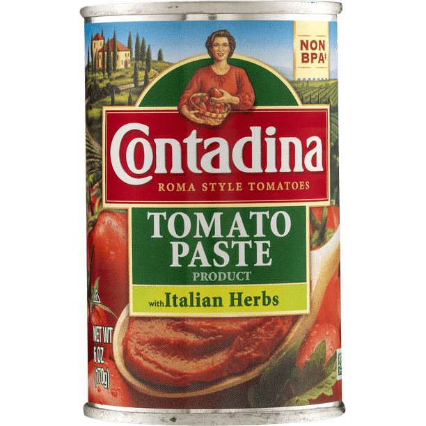 Contadina Tomato Paste With Italian Herbs, 6.0 OZ