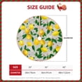 thumbnail image 2 of Sikiie Lemon Seamless Pattern Oil Painting Effect Nativity Christmas Tree Skirt, Jesus Christian Winter Holiday Tree Mat Decoration(30-48IN)30", 2 of 6