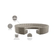 thumbnail image 2 of Meridian Furniture Infinity Brown Boucle Fabric 11pc. Modular Sectional, 2 of 11