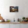 thumbnail image 6 of Farmhouse Old Truck Wall Art Home Farmhouse Decor, Blue Truck Canvas Print Barn White Floral Rustic Pictures for Walls, Country Artwork Living Room Wall Art Bedroom Decor 12x18 Inches, 6 of 6