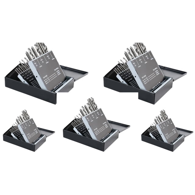 Juego de Machos y Brocas Métricas Accusize Industrial Tools HSS 18 Piezas