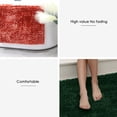 thumbnail image 3 of Alfombra de baño antideslizante Super absorbente Espesar Alfombra de baño peluda Puerta del inodoro Alfombra de felpa suave Methold HA8144-03B, 3 of 6