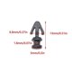 thumbnail image 2 of 50pcs Car Door Seal Sill Sealing Strip Clips Lower Weatherstrip Auto Fastener Rivet Clip F55 For Ford Mondeo Mk2 Mk3 Mk4 1042065, 2 of 5