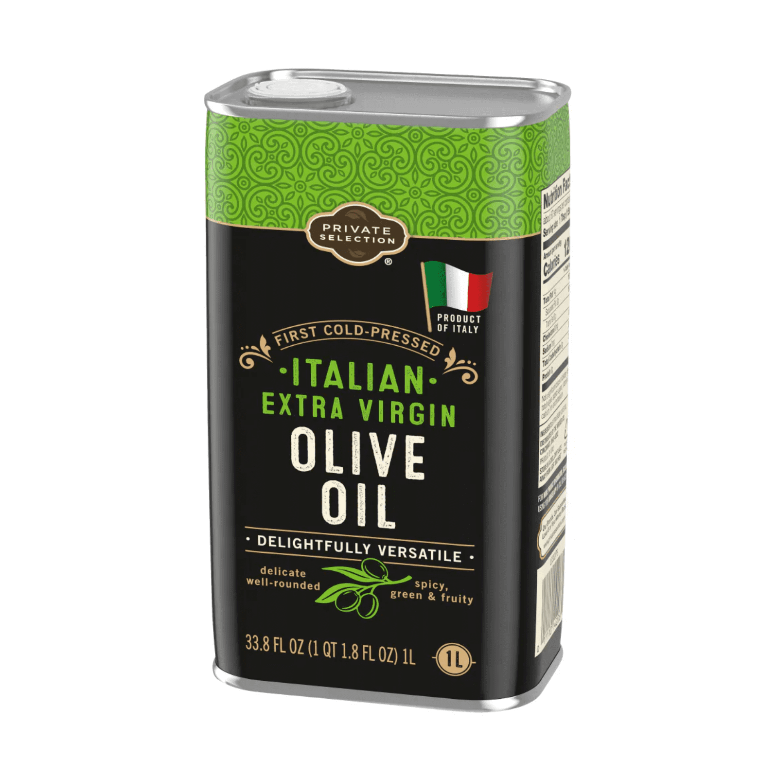 Private Selection Italian Extra Virgin Olive Oil First Cold-Pressed Product of Italy 33.8 fl oz (1L) , 2 Pack + Bonus