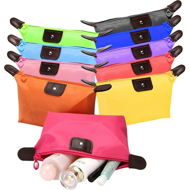 30 Bolsa de Cosmeticos de Viaje, Neceser de Viaje para Hombre y Mujer, Bolsa Cosmetiquera Impermeable, Bolsas Organizadoras de Artículos de Cambiador
