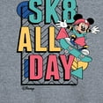 thumbnail image 3 of Disney - Mickey & Friends - Sk8 All Day - Retro Shapes - Women's Racerback Tank Top, 3 of 5