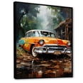 thumbnail image 2 of Designart "Emblematic Retro Auto Appeal" Car Vintage Floater Framed Canvas Prints, 2 of 5