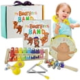thumbnail image 1 of Tickle & Main My Beary First Band Musical Instruments Gift Set, Includes Storybook and Wooden Percussion Toys for Toddler Girls and Boys, 1 of 5