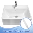 thumbnail image 6 of Uxcell T Shaped Silicone Plug, Dia 195 mm/7.68 Inch Elastic Waterproof Silicone Plug Reusable Bottle Stopper  Sealing Round Hole Plug for Pipes Equipment, White, 6 of 7
