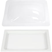 HECASA RV Skylight Replacement Bundle, Outer Dome 18" x 26" (Fits 14" x 22" Openings) + Inner Dome 14" x 22" (2PCS) for Camper Motorhome RV Shower White