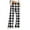 White, variant on Lenpel Women's Wide Leg Sweatpants Plaid High Waist Drawstring Baggy Lounge Trousers Athletic Workout Joggers