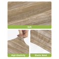 thumbnail image 4 of Brown Bar Stool Covers Set of 6, Vintage Modern Abstract Art Ombre Stretch Washable Bar Chair Covers with Backs, Removable Pub Counter Height Chair Cover for Kitchen Dining Room Cafe, 4 of 7