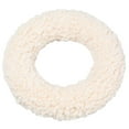 thumbnail image 2 of Plush Round Door Hanging Wreath - Nice Textures Floral Garland Hanging Wreath - Home Decor, 2 of 8
