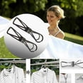 thumbnail image 3 of 20XFixed Clip, Metal Wire Clips Clamps Stainless Steel Washing Line Clothes Pegs Hang Pins, 3 of 9