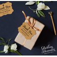 thumbnail image 3 of 100 PCS Custom Wedding Favor Hang Tags Thank you for celebrating Personalized Paper Tags, 3 of 4