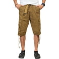 thumbnail image 1 of Bermuda cargo para hombre con cinturon y jareta en piernas, 1 of 5