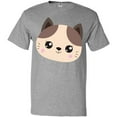 thumbnail image 3 of Inktastic Cute Cat, Little Cat, Cat Head, Brown Cat T-Shirt, 3 of 5