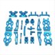 thumbnail image 1 of Kit de Accesorios de Actualización de Coche con Control Remoto de Aluminio para SCY 1/16 16101 16102 Azul, 1 of 5