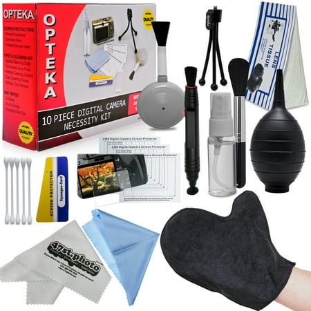 Opteka 19PC Professional Cleaning Set Kit for DSLR Cameras and Electronics (Canon, Nikon, Pentax,