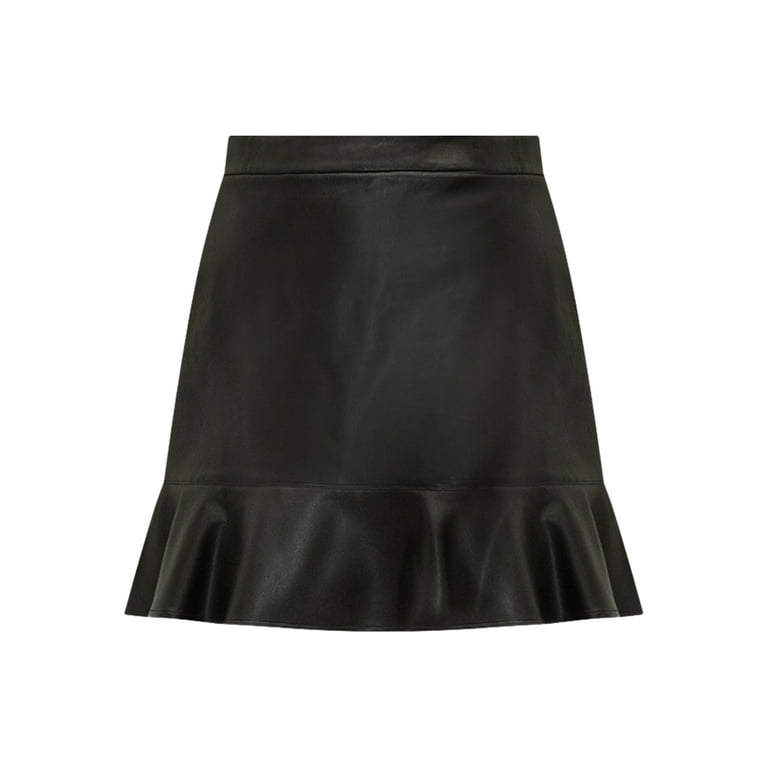 Eloise Faux Leather Skirt (Tan) - Something For Me​​
