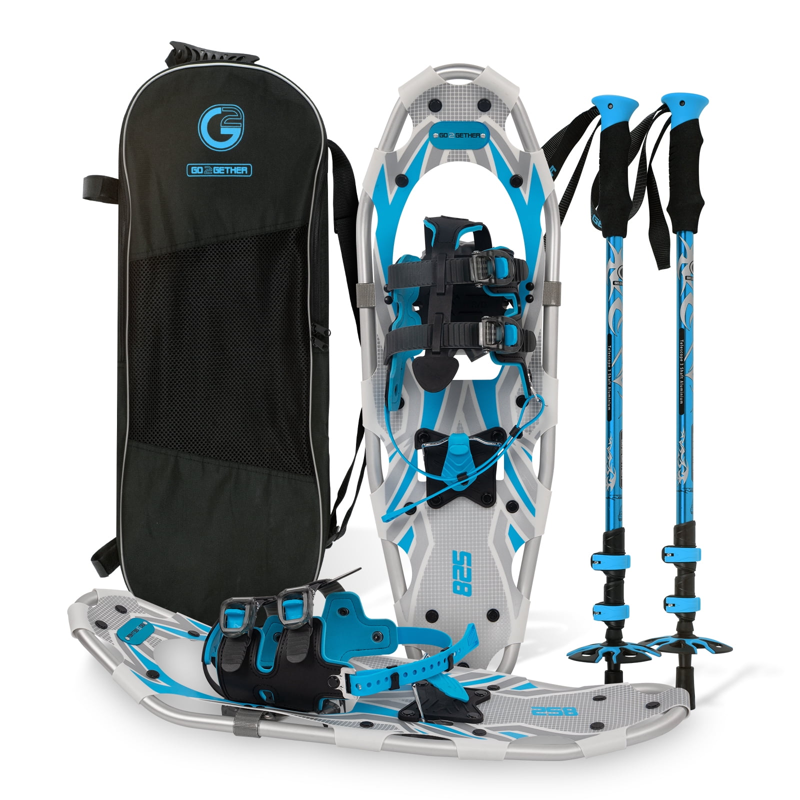 G2 25Inches Light Weight Snowshoes, with Special EVA Padded Ratchet