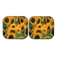 thumbnail image 7 of Haiem Sunflowers 7 Windshield Sun Shade: Universal Foldable 2-Piece Car Front Window Sunshade - Blocks Uv Rays, And Reduces Heat,Essential Car Accessory Medium, 7 of 7