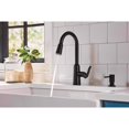 thumbnail image 3 of Moen Edwyn One Handle Matte Black Pull-Down Kitchen Faucet, 3 of 8